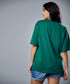 Angry Owl Printed Oversized Tshirt
